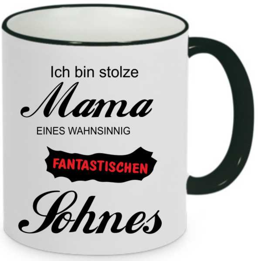 Stolze Mama eines fantastischen Sohnes