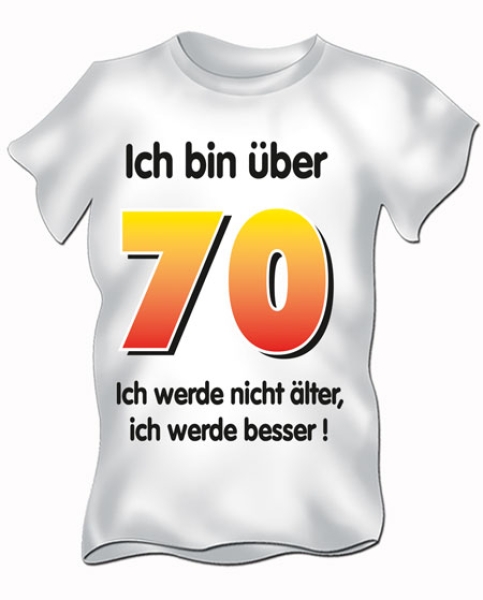 Ich bin über 70